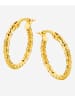 Diamant L'éternel Creolen aus 750 Gelbgold