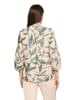 BETTY & CO Schlupfbluse mit 3/4 Arm in Nature/Green
