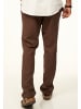 behype Sommerhose - im Chinohosen Stil mit Gummibund & Kordel in Braun