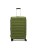 D&N Travel Line 4700 4 Rollen Trolley 78 cm mit Dehnfalte in olive green