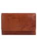 mano Donna Aurona Geldbörse RFID Leder 14,5 cm cognac