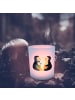 Mr. & Mrs. Panda Windlicht aus Glas Pinguin Pärchen ohne Spruch in Transparent