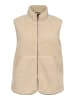 Vero Moda Teddyfell Weste in Oatmeal