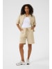 Kaffe Shorts KAnaya Regular fit in Chincilla / White stripe