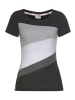 Kangaroos T-Shirt in schwarz-grau-weiß
