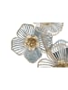 Mauro Ferretti Wandspiegel mit mehrfarbigen Metallblumen, 63 x 6,4 x 70,5 cm