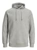 Jack & Jones Kapuzenpullover in Light Grey Melange