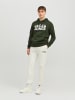 Jack & Jones Jogginghose Sweatpants Sport Jogger mit Logo Print JPSTKANE in Hellgrau