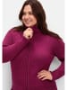 sheego Strickjacke in fuchsia