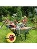 relaxdays 4x Schubkarrenrad in Schwarz/ Grau - 4.80 4.00-8