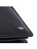 Golden Head Polo Geldbörse RFID Schutz Leder 12 cm in schwarz