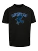 F4NT4STIC Heavy Oversize T-Shirt Harry Potter Ravenclaw Sport Emblem in schwarz
