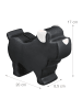 relaxdays 10 x Spardose in Schwarz - (B)8,5 x (H)17 x (T)20 cm