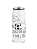 Mr. & Mrs. Panda Sport Trinkflasche Panda Freundschaft mit Spruch in Weiß