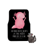 Mr. & Mrs. Panda Auto-Fußmatte Axolotl Hurra mit Spruch in Schwarz