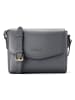 Lazarotti Bologna Leather Crossbody Umhängetasche Leder 22 cm grey