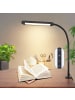 ZMH Tischleuchte LED in schwarz Flexibel Klemmleuchte 3000-6500K dimmbar 11W