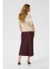 Kaffe Strickpullover KAlizza Regular fit in Feather Gray mel/ Chalk Stripe