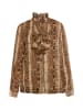 faina Damen Bluse in Braun Beige