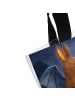 Mr. & Mrs. Panda Tote Bag Fledermaus Sitzen Design mit Spruch in Weiß