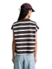 Marc O'Polo DENIM Gestreiftes Poloshirt wide in Dark Brown