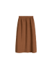 Marc O'Polo Langer Leinenrock A-Shape in Burnt Brown