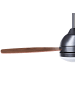 Beliani Deckenventilator mit Licht MANSALA in Braun/Schwarz
