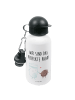 Mr. & Mrs. Panda Kindertrinkflasche Milch Keks mit Spruch in Weiß