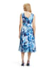 Vera Mont Cocktailkleid mit Print in Dark Blue/Mint