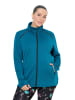Ulla Popken Sweatjacke in dunkles petrol