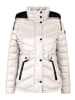 Gil Bret Steppjacke mit abnehmbarer Kapuze in Grau Beige