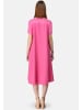 HELMIDGE A-Linien-Kleid aus leichtem Material in rosa