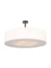 Licht-Erlebnisse Deckenlampe Ø 60 x (H)38 cm in Chrom Weiß