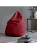 Lumaland XL Sitzsack Beanbag - 220L Füllung mit extra starken Nähten - Rot