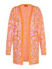 Swirly Damen Cardigan in PINK ORANGE