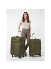 Wenger Beaumont 4-Rollen Kofferset M+L mit Dehnfalte olive