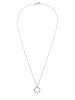 Elli Halskette 925 Sterling Silber Kreis in Weiß