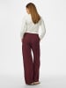 Pieces Hose mit weitem Bein in Tawny Port