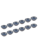 Butlers Dipschale SUMATRA 12er-Set in Blau