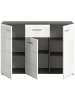 ebuy24 Sideboard Salsa Weiß 120 x 37 cm