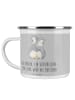 Mr. & Mrs. Panda Becher Emaille StandeMenschtliche Trauung Versprec... in Heather Grey