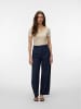 Vero Moda VMZELDA HR BARREL PANTS SI353 in Dark Blue Denim