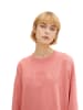 TOM TAILOR Denim Pullover OVERSIZED LOGO in Pink