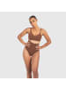 SMILODOX High Waist String Nysa in Braun