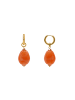 Steel_Art Creole mit Anhänger Dione goldfarben in orange