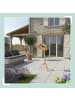 relaxdays Vogelfutterhaus in Orange - (B)37 x (H)103 x (T)28 cm