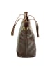 Florence Leder Schultertasche, Shopper, Businesstasche Florence Tasche braun ca. 32cm