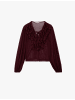 KOTON BLUSE LS in Bordo