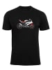Cotton Prime® T-Shirt STARK SOUL Motorbike in schwarz