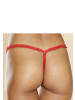 PETITE FLEUR GOLD String-Ouvert in rot